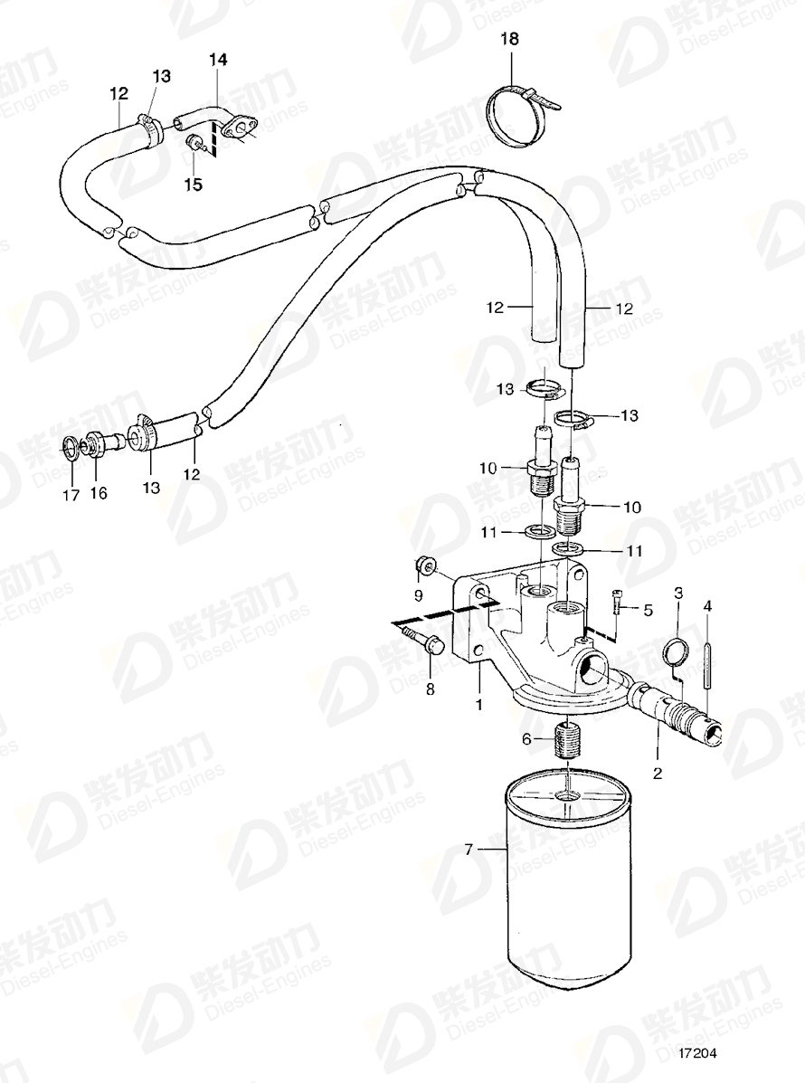 volvo penta Housing 1661683 Drawing volvo penta Housing 1661683 Drawing